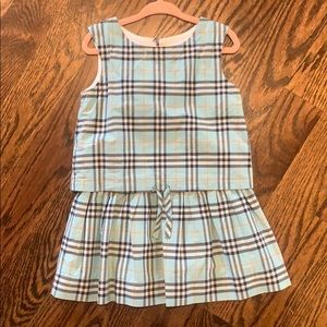 Authentic Burberry plaid dress 3T